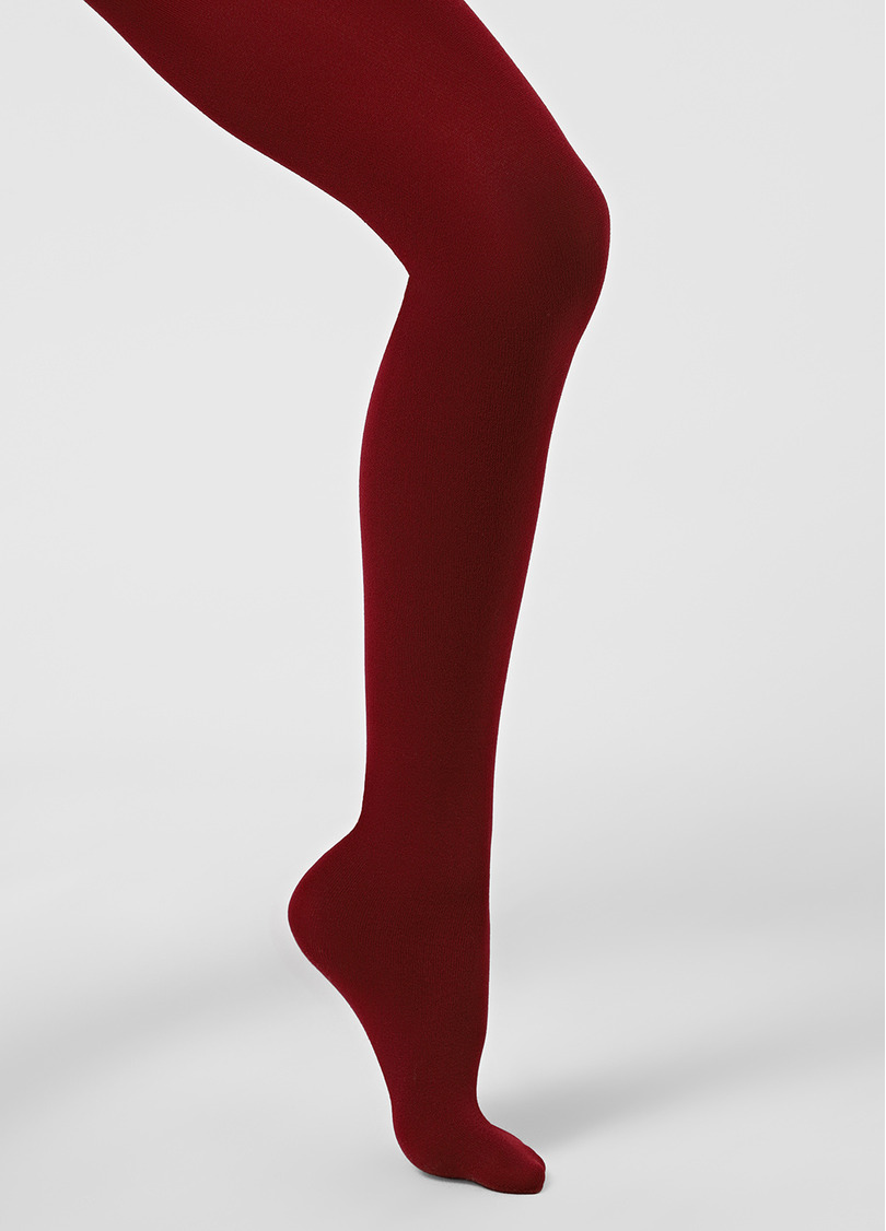Дитячі теплі колготки BETTY 80 granato (бордовий)