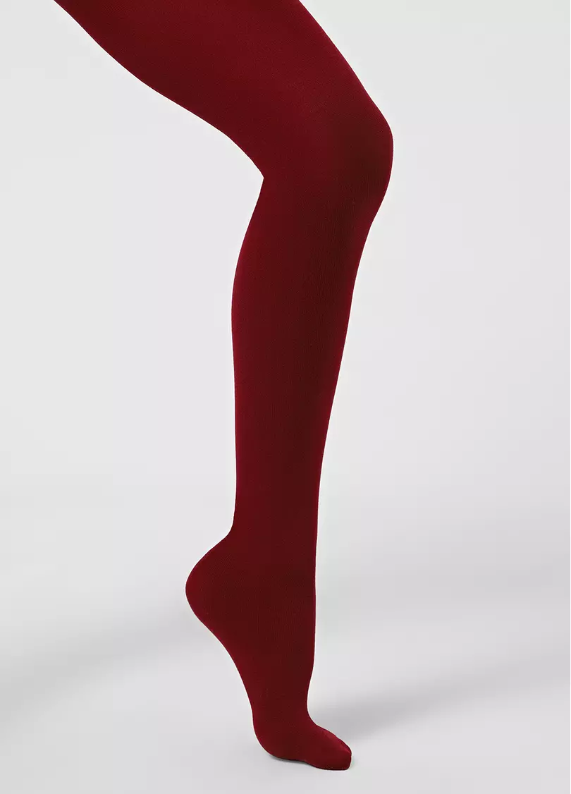 Дитячі теплі колготки BETTY 80 granato (бордовий)