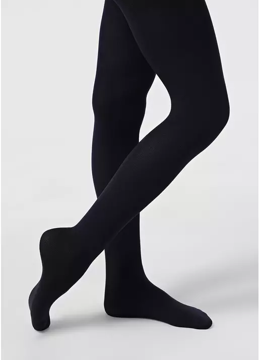 Детские теплые колготки BETTY 80 marino (синий)