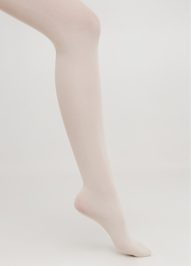 Дитячі теплі колготки BETTY 80 panna (білий)