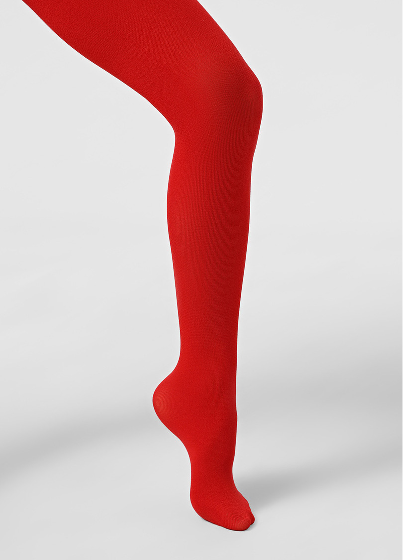 Дитячі теплі колготки BETTY 80 scarlet (червоний)