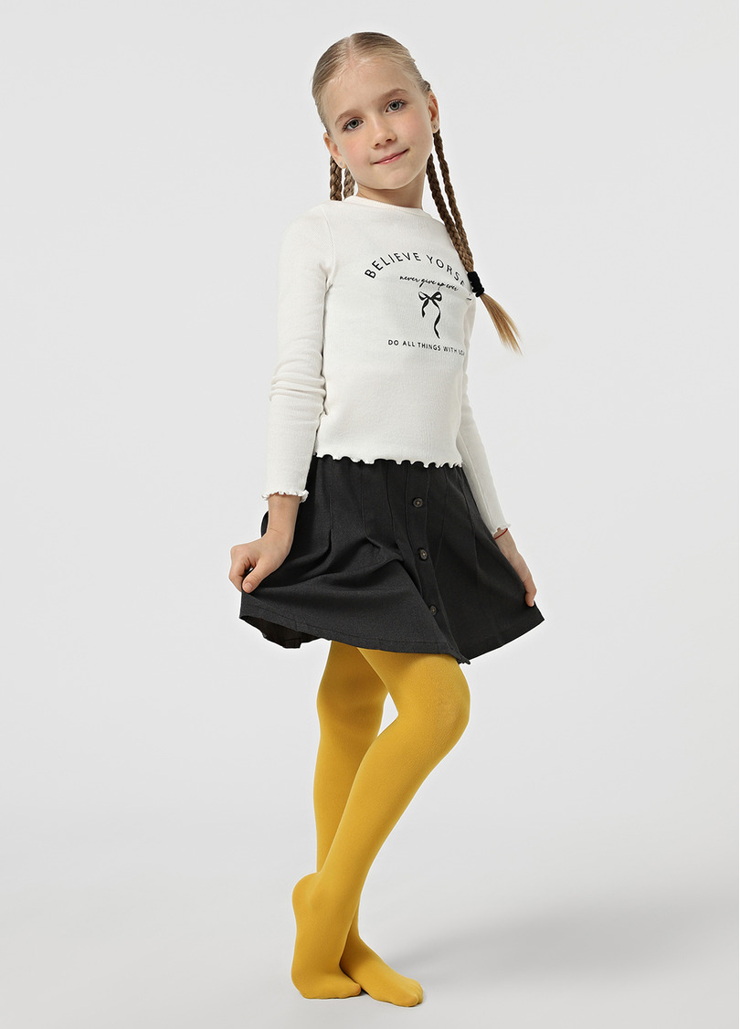 Дитячі теплі колготки BETTY 80 yellow moon (жовтий)