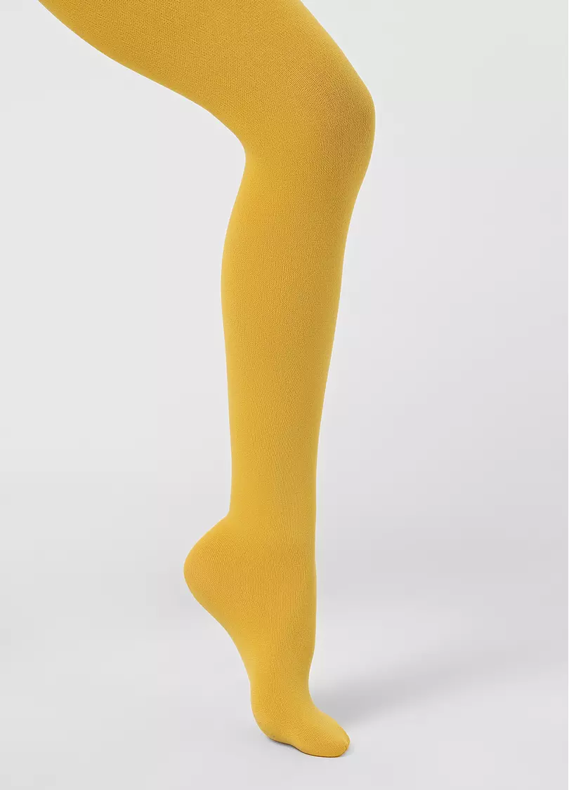 Детские теплые колготки BETTY 80 yellow moon (желтый)