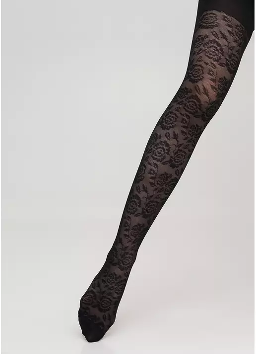 Дитячі капронові колготки з малюнком CARLY 40 (2) nero (чорний)