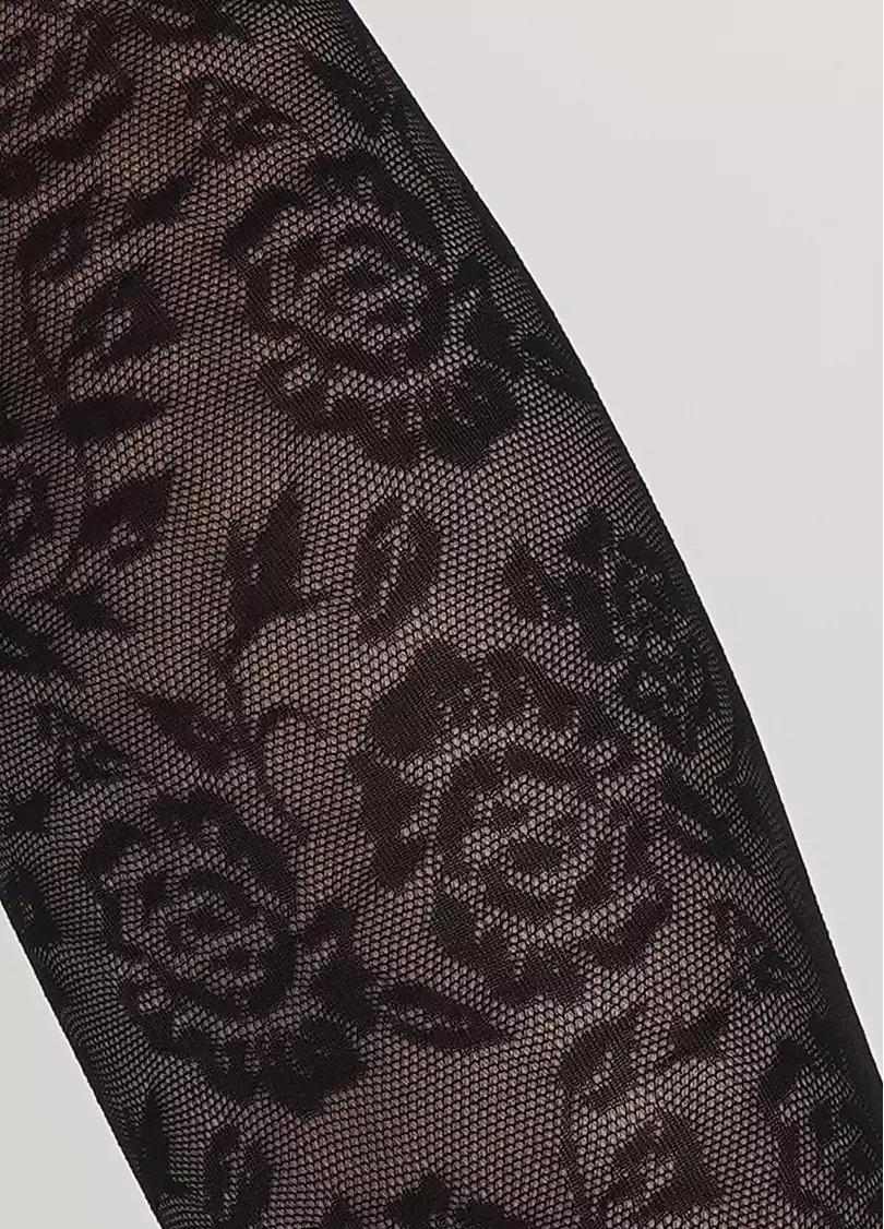 Дитячі капронові колготки з малюнком CARLY 40 (2) nero (чорний)