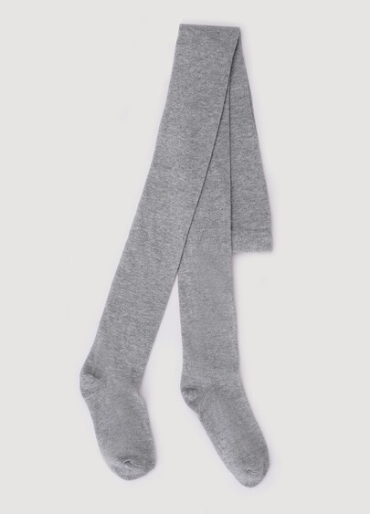 Хлопковые колготки для детей меланж D025 JUNIOR CLASSIC MELANGE deep grey melange (серый)