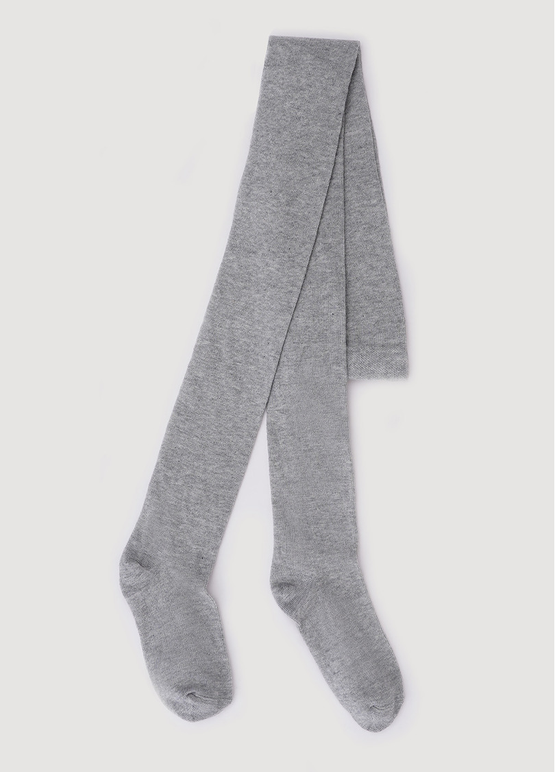 Бавовняні колготки для дітей меланж D025 JUNIOR CLASSIC MELANGE light grey melange (меланж)