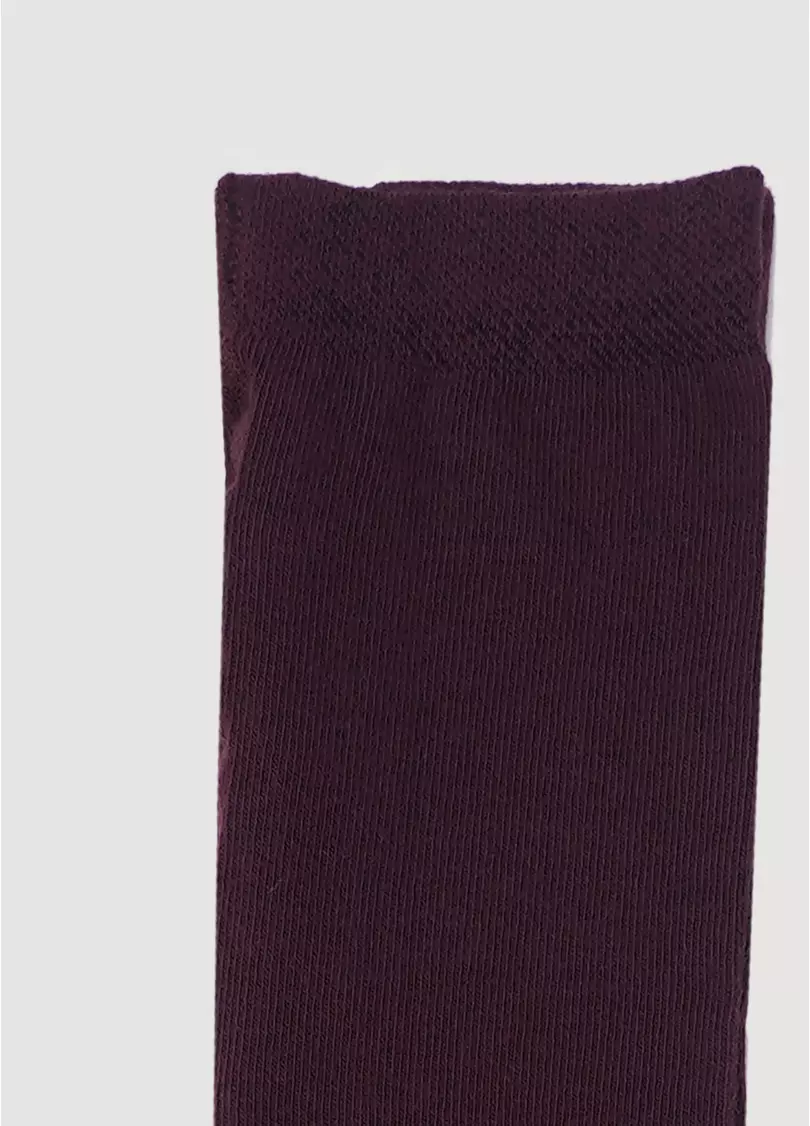 Детские хлопковые колготки D025 KIDS CLASSIC marsala (бордовый)