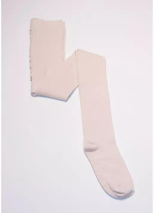 Детские хлопковые колготки D025 KIDS CLASSIC panna (белый)