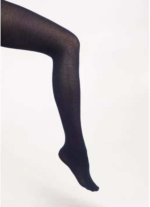 Детские хлопковые колготки D025 TEEN GIRL CLASSIC navy (синий)