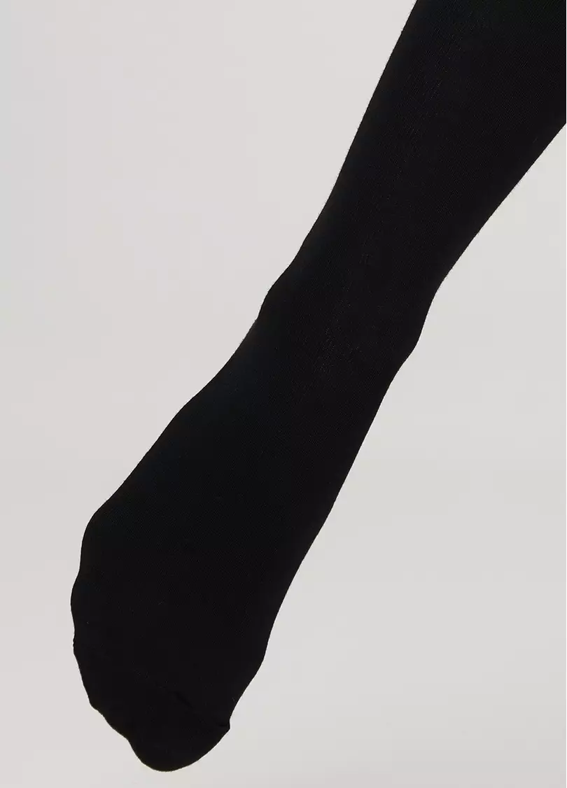 Детские хлопковые колготки D025 TEEN GIRL CLASSIC nero (черный)