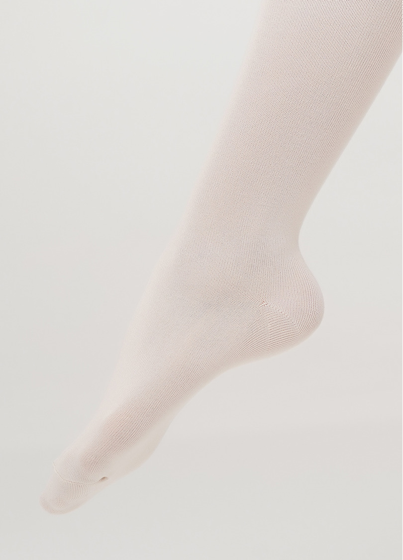 Детские хлопковые колготки D025 TEEN GIRL CLASSIC panna (белый)