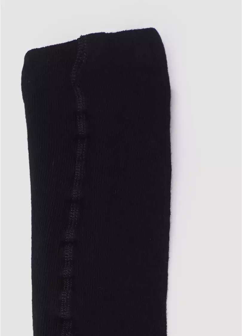 Дитячі колготки бавовняні з малюнком D089 black (чорний)
