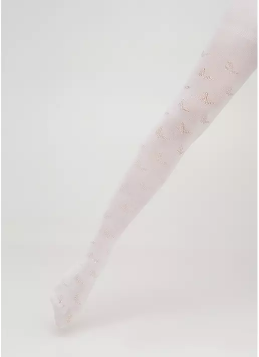 Колготки для девочки DEBBIE 60 (2) с рисунком bianco (белый)