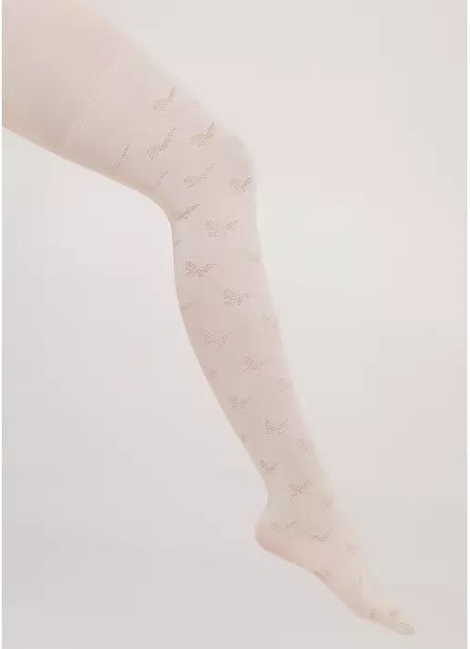 Колготки для девочки DEBBIE 60 (2) с рисунком panna (белый)