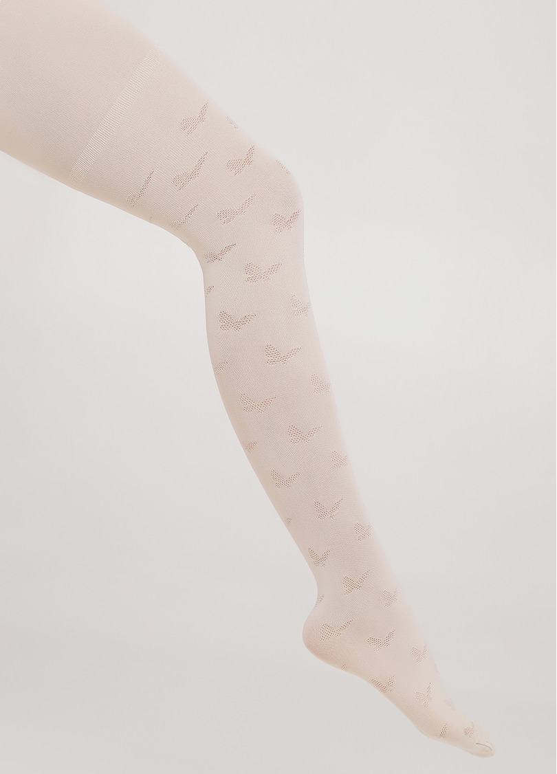 Колготки для дівчинки DEBBIE 60 (2) з малюнком panna (білий)