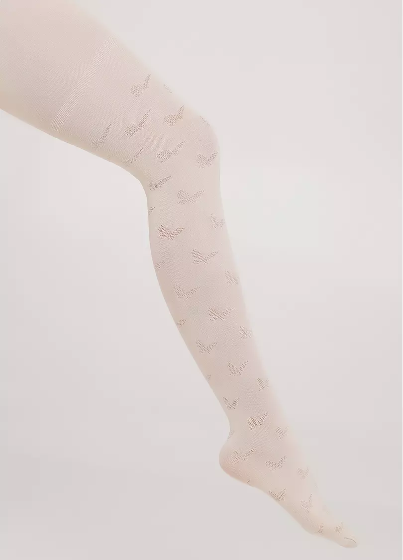 Колготки для девочки DEBBIE 60 (2) с рисунком panna (белый)