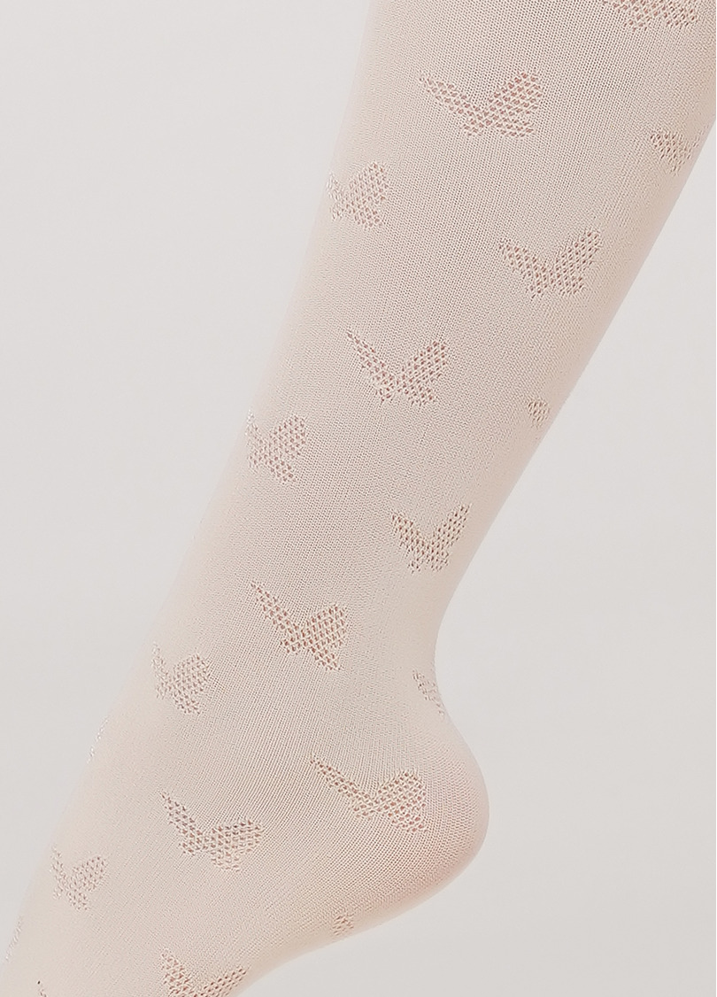 Колготки для дівчинки DEBBIE 60 (2) з малюнком panna (білий)