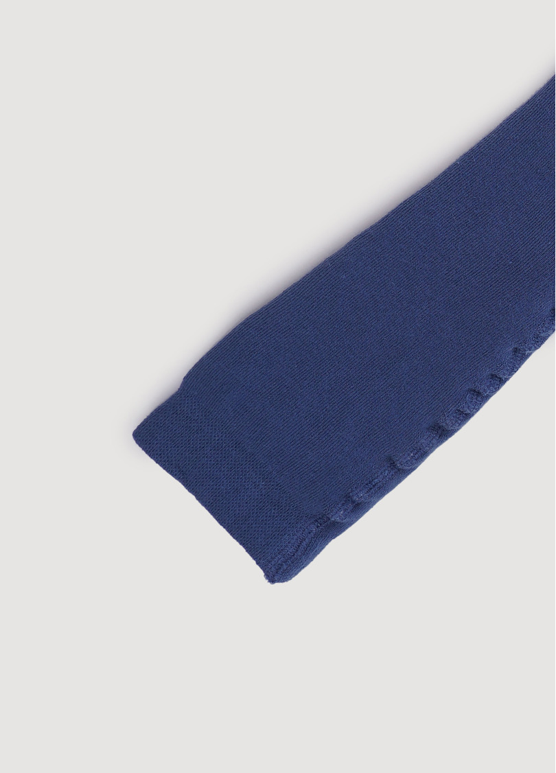 Дитячі колготки махрові з малюнком собачок DTe-004 moonlight blue (синій)