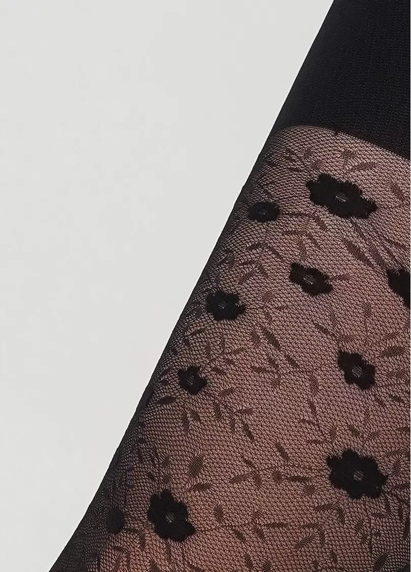 Дитячі капронові колготки з малюнком ELIZA 20 (2) nero (чорний)