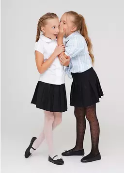 Детские капроновые колготки с рисунком ELIZA 20 (3) bianco (белый)