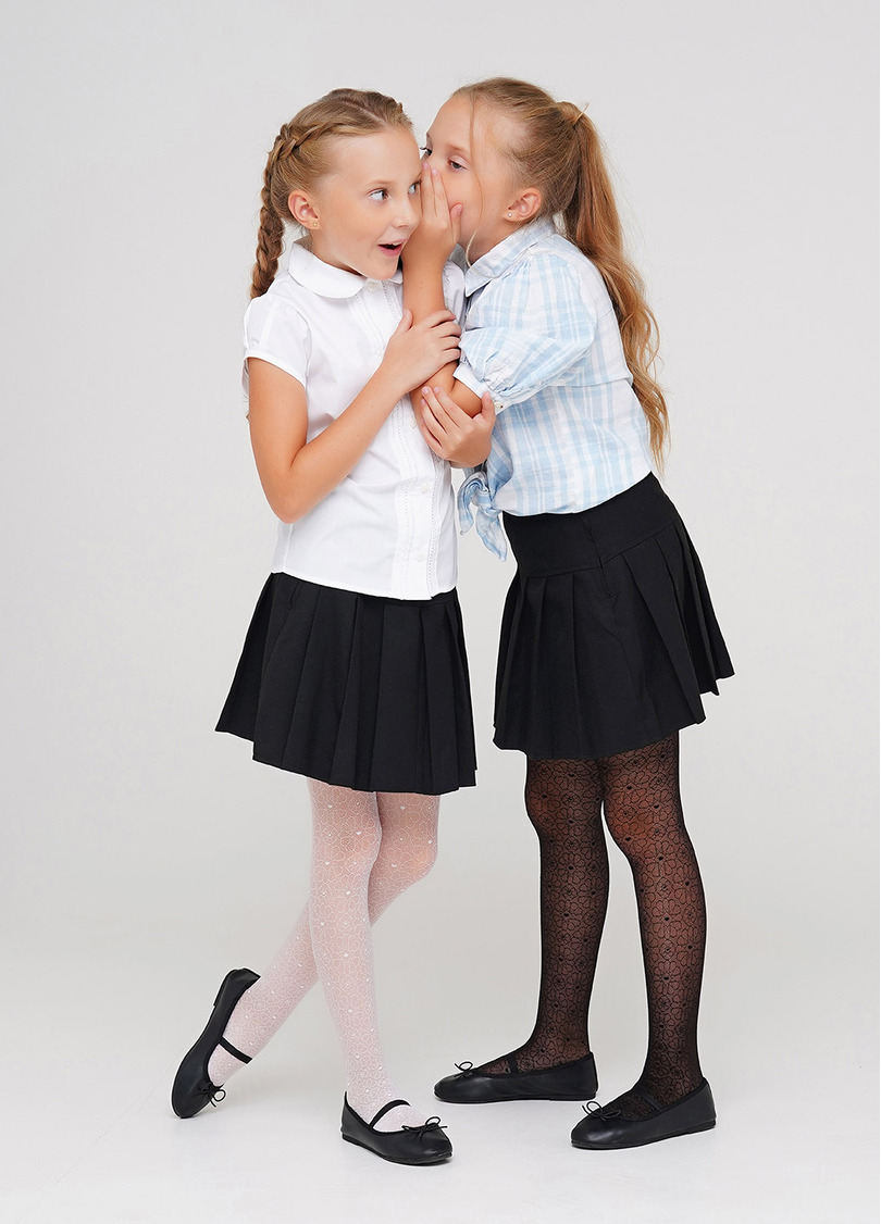 Дитячі капронові колготки з малюнком ELIZA 20 (3) bianco (білий)