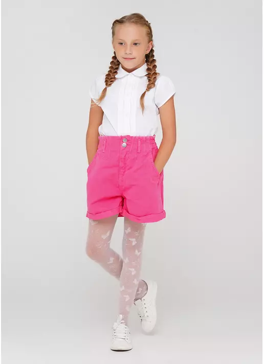 Дитячі капронові колготки з малюнком ELIZA 20 bianco (білий)