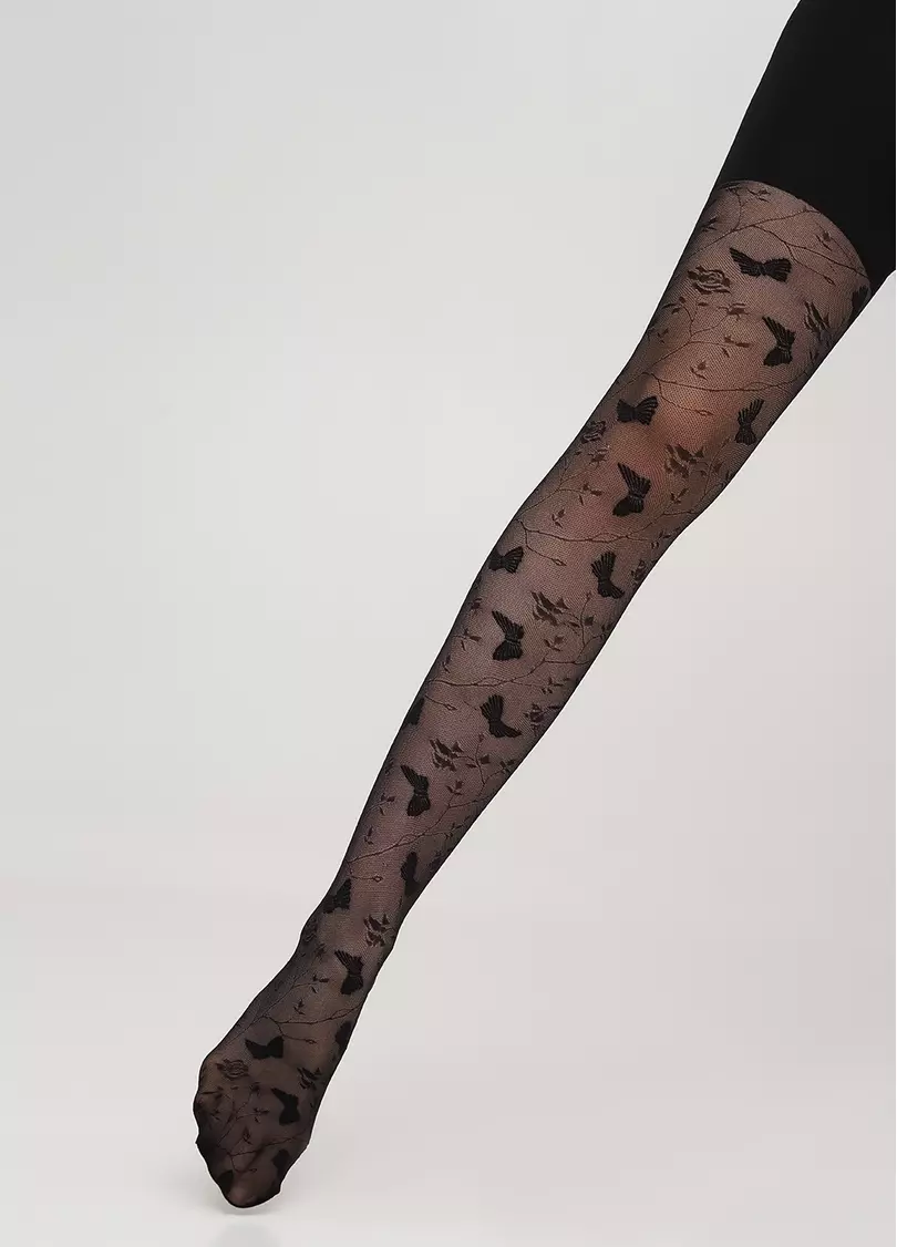 Дитячі капронові колготки з малюнком ELIZA 20 nero (чорний)