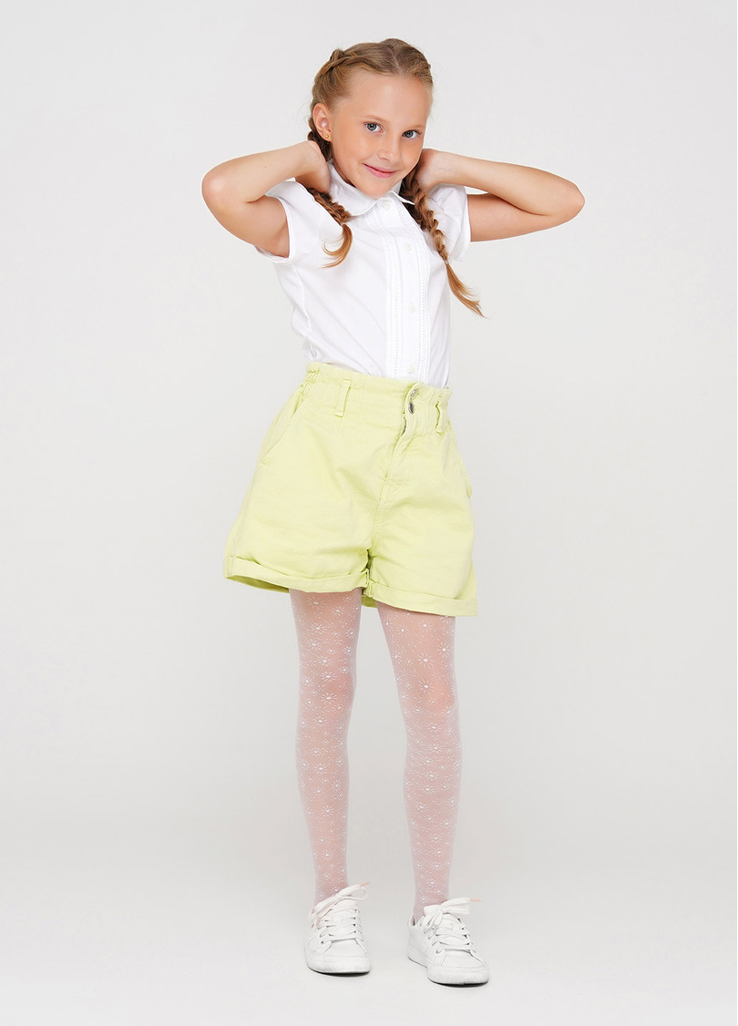 Капронові колготки дитячі з малюнком ELIZA (6) 20 bianco (білий)