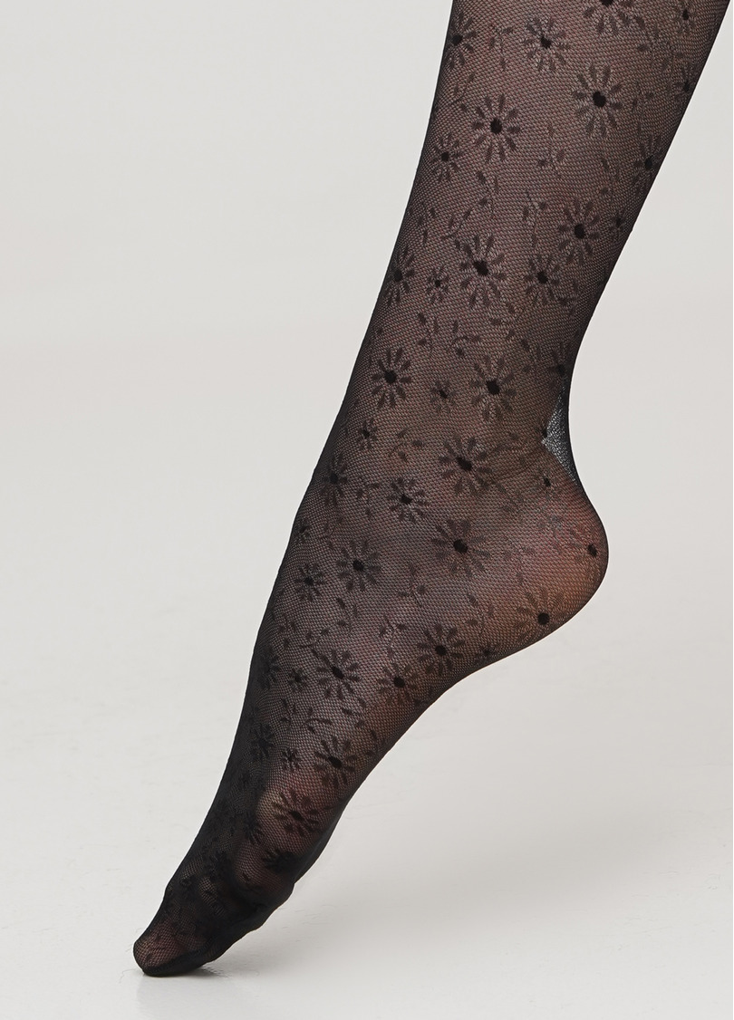 Капронові колготки дитячі з малюнком ELIZA 20 (6) nero (чорний)