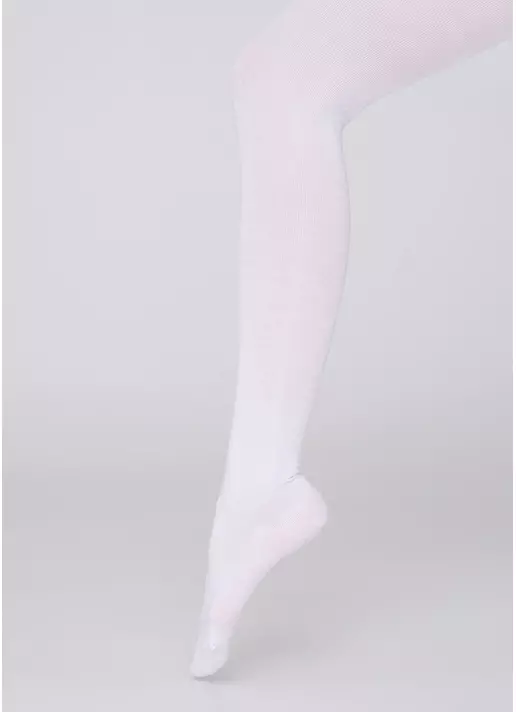 Однотонні дитячі колготки з бавовни ENJOY COTTON bianco (білий)