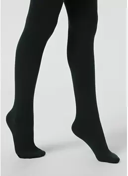 Однотонні дитячі колготки з бавовни ENJOY COTTON deep green (зелений)