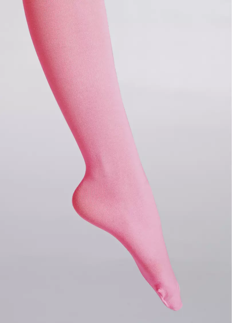 Однотонні дитячі колготки з бавовни ENJOY COTTON pearl (рожевий)