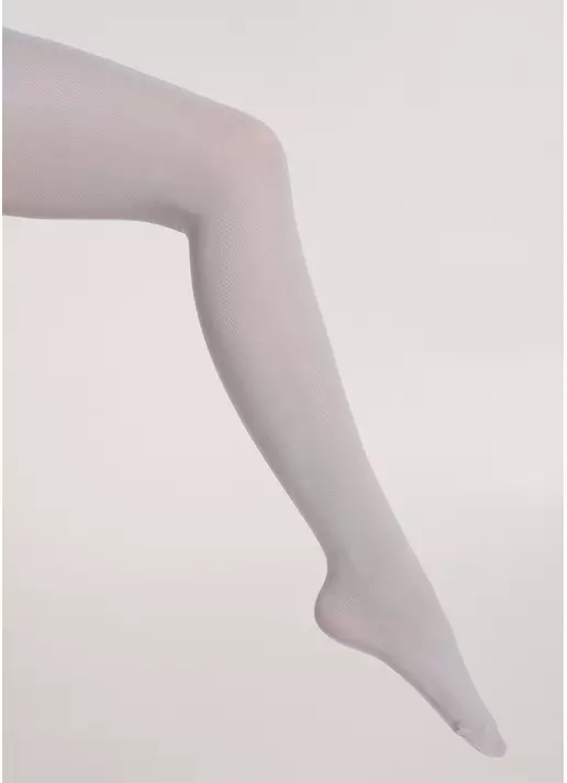 Однотонные детские колготки из хлопка ENJOY COTTON silver (серый)