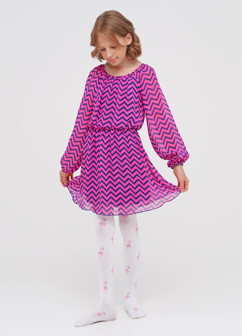 Колготки подростковые с рисунком FIONA 80 (1) bianco (белый)