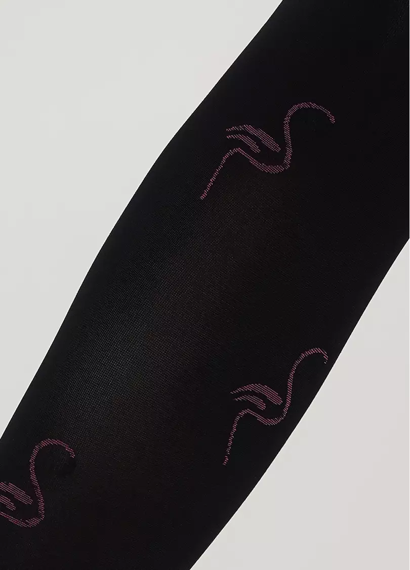 Колготки подростковые с рисунком FIONA 80 (1) nero (черный)