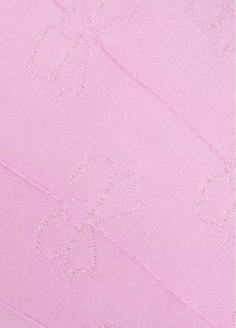 Дитячі колготки з візерунком "бантики" HOLLY SHINE 80 sweet lilac (ліловий)