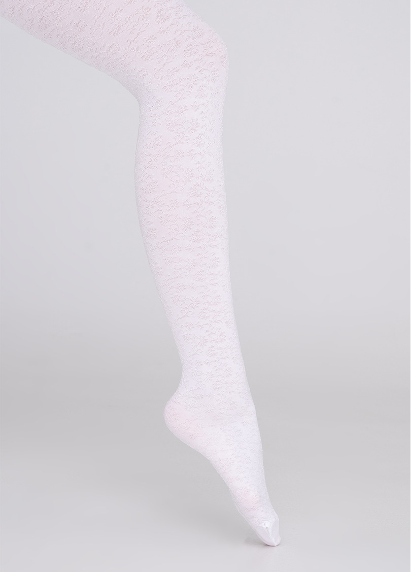 Дитячі колготки з мікрофібри HOLLY SHINE 80 bianco (білий)