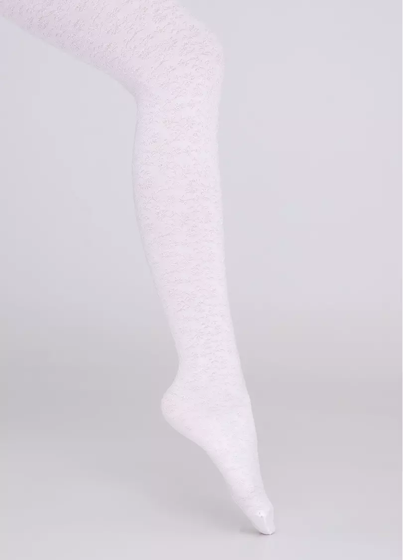 Дитячі колготки з мікрофібри HOLLY SHINE 80 bianco (білий)