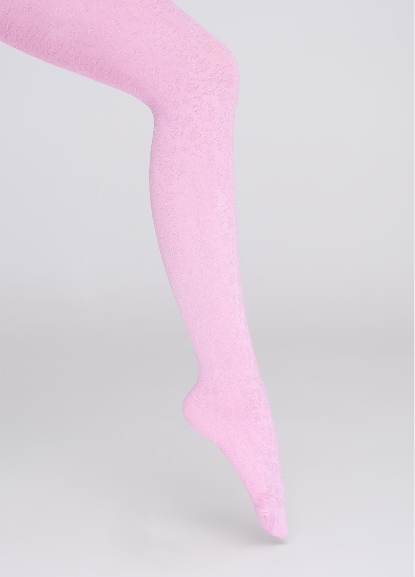 Дитячі колготки з мікрофібри HOLLY SHINE 80 sweet lilac (ліловий)