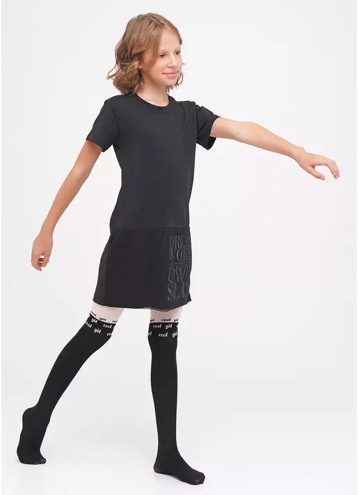 Теплые колготки для девочек JANIS 80 (2) panna (белый)