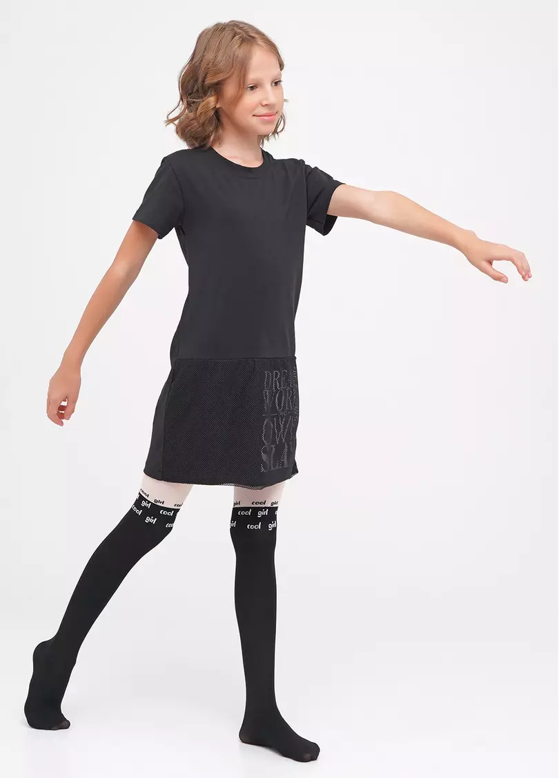 Теплі колготки для дівчаток JANIS 80 (2) panna (білий)