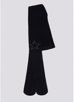 Дитячі колготки з зірками KERRY 80 (12) nero (чорний)