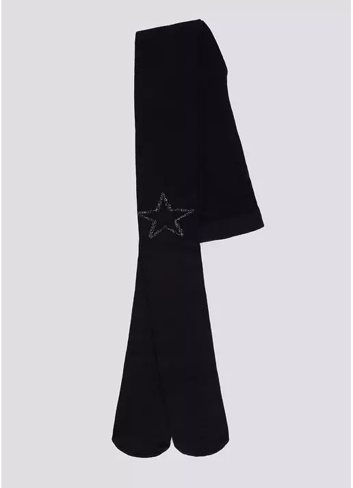 Детские колготки со звездами KERRY 80 (12) nero (черный)