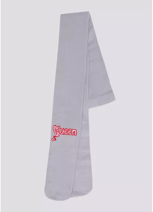 Детские колготки с надписью Queen KERRY 80 (5) sleet (серый)