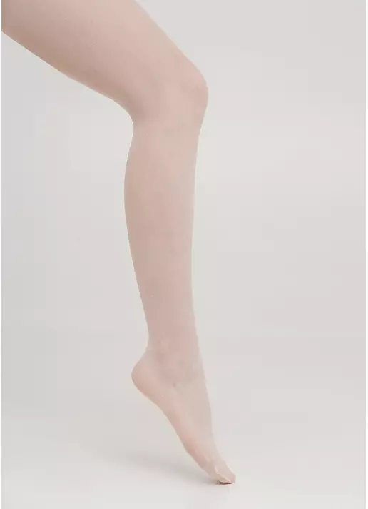 Классические колготки для девочки KETTY 20 powder (белый)