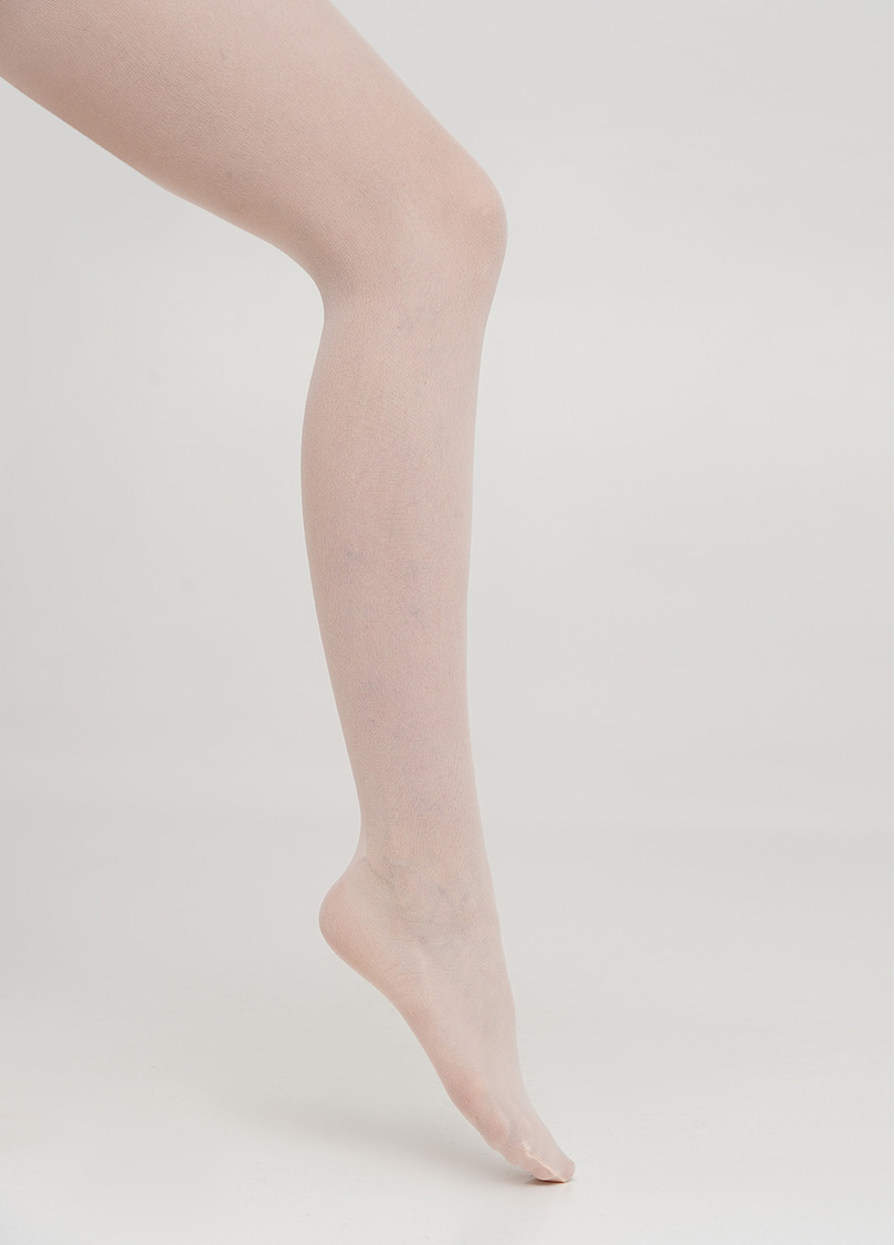 Класичні колготки для дівчинки KETTY 20 powder (білий)