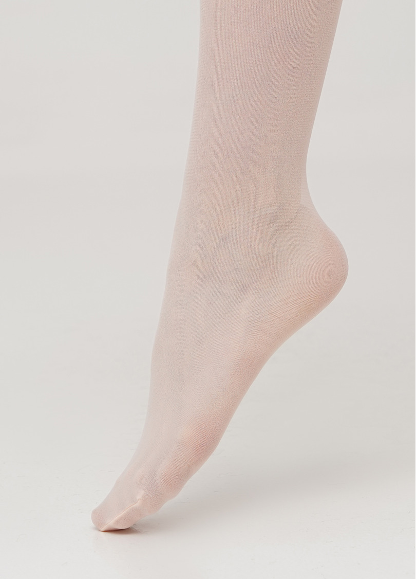 Класичні колготки для дівчинки KETTY 20 powder (білий)