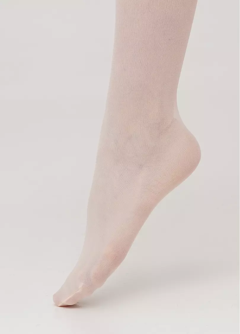 Класичні колготки для дівчинки KETTY 20 powder (білий)