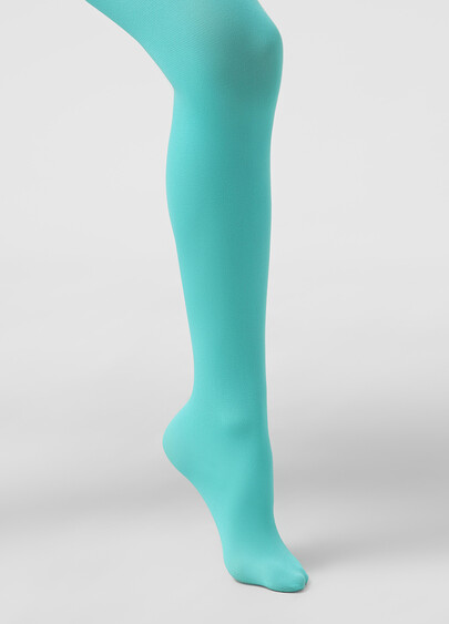 Колготки детские матовые KETTY 40 neo mint (голубой)